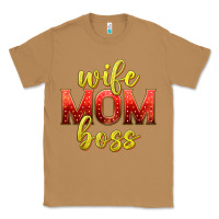 Toasted Coconut wife mom boss Classic Tee - texasbilliewilder