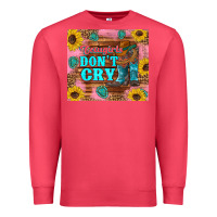 Cardinal cowgirls don't crty boots hat sunflowers tumbler Premium Sweatshirt - Artiststas