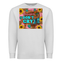 Dove Grey cowgirls don't crty boots hat sunflowers tumbler Premium Sweatshirt - Artiststas