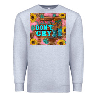 Heather Grey cowgirls don't crty boots hat sunflowers tumbler Premium Sweatshirt - Artiststas