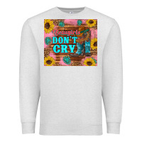 Oatmeal Heather cowgirls don't crty boots hat sunflowers tumbler Premium Sweatshirt - Artiststas