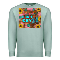Seafoam cowgirls don't crty boots hat sunflowers tumbler Premium Sweatshirt - Artiststas