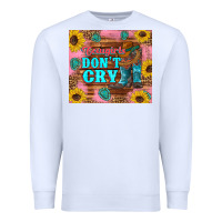 White cowgirls don't crty boots hat sunflowers tumbler Premium Sweatshirt - Artiststas