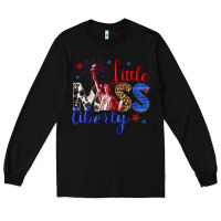 Black little miss liberty billie wilder Long Sleeve Tee - texasbilliewilder