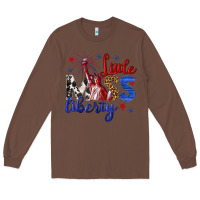 Chestnut little miss liberty billie wilder Long Sleeve Tee - texasbilliewilder