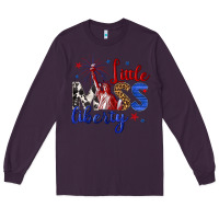 Plum little miss liberty billie wilder Long Sleeve Tee - texasbilliewilder