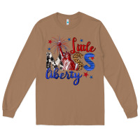 Toasted Coconut little miss liberty billie wilder Long Sleeve Tee - texasbilliewilder