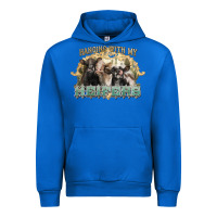 Cobalt hanging with my heifers Urban Hoodie - NancyCooperArtShop