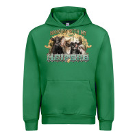 Emerald hanging with my heifers Urban Hoodie - NancyCooperArtShop