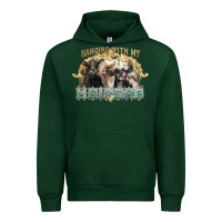 Foreset Green hanging with my heifers Urban Hoodie - NancyCooperArtShop