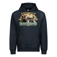 Navy hanging with my heifers Urban Hoodie - NancyCooperArtShop