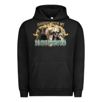 Pigment Black hanging with my heifers Urban Hoodie - NancyCooperArtShop