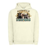 Pigment Pistachio hanging with my heifers Urban Hoodie - NancyCooperArtShop