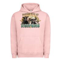 Pigment Salmon hanging with my heifers Urban Hoodie - NancyCooperArtShop