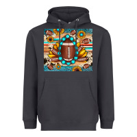Smoke football cowhide sunflower Heavyweight Hoodie - JahusDesignShop