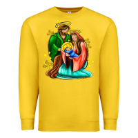 Lemon oh holy night  with cross ado Premium Sweatshirt - AdoDesignShop