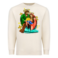 Sandshell oh holy night  with cross ado Premium Sweatshirt - AdoDesignShop