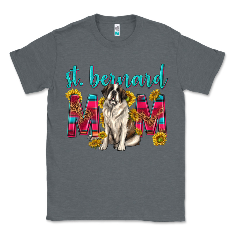 Western St Bernard Mom Classic Tee by texasbilliewilder | Teevron