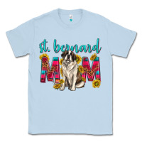 Dusty Blue western st bernard mom Classic Tee - texasbilliewilder