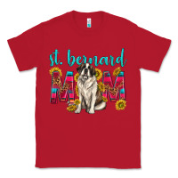Red western st bernard mom Classic Tee - texasbilliewilder