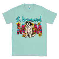 Seafoam western st bernard mom Classic Tee - texasbilliewilder