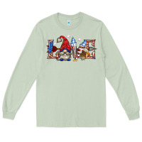 Matcha love 4th july with gnome billie wilder Long Sleeve Tee - texasbilliewilder