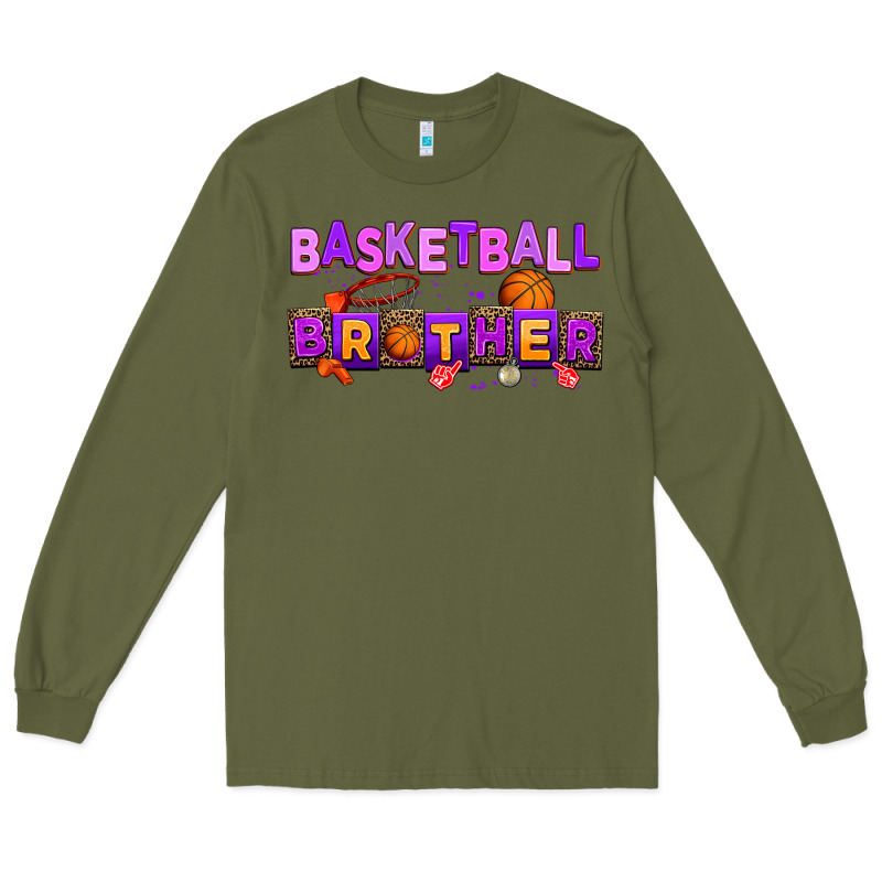 Basketball Brother Long Sleeve Tee by AdoDesignShop | Teevron