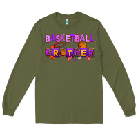 Army Green basketball brother Long Sleeve Tee - AdoDesignShop