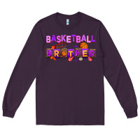 Plum basketball brother Long Sleeve Tee - AdoDesignShop