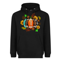 Black fall football sunflower and fall Heavyweight Hoodie - AdoDesignShop
