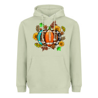 Matcha fall football sunflower and fall Heavyweight Hoodie - AdoDesignShop