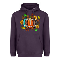 Plum fall football sunflower and fall Heavyweight Hoodie - AdoDesignShop