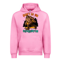 Fuchsia Pink dont be an assquatch Urban Hoodie - MaliasSmallBusiness