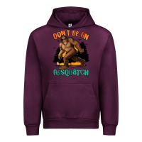 Mauve Wine dont be an assquatch Urban Hoodie - MaliasSmallBusiness