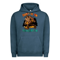 Pigment Midnight Navy dont be an assquatch Urban Hoodie - MaliasSmallBusiness