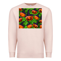 Pale Pink halloween pumpkin tumbler Premium Sweatshirt - BundleAndBundleShop