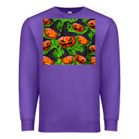 Purple halloween pumpkin tumbler Premium Sweatshirt - BundleAndBundleShop
