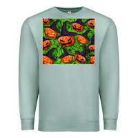 Seafoam halloween pumpkin tumbler Premium Sweatshirt - BundleAndBundleShop