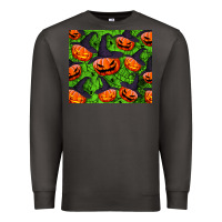 Smoke halloween pumpkin tumbler Premium Sweatshirt - BundleAndBundleShop