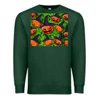 Sports Green halloween pumpkin tumbler Premium Sweatshirt - BundleAndBundleShop