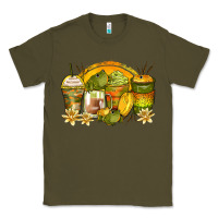Army Green frog coffee cups Classic Tee - Zillion Design Studio
