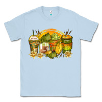 Dusty Blue frog coffee cups Classic Tee - Zillion Design Studio