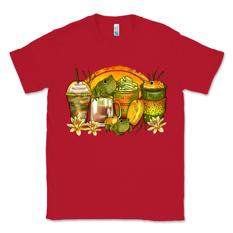 Frog Coffee Cups Classic Tee by Zillion Design Studio | Teevron