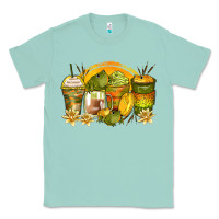 Seafoam frog coffee cups Classic Tee - Zillion Design Studio