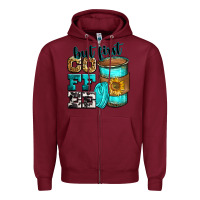 Burgundy but first coffee Zipper Hoodie - Zillion Design Studio