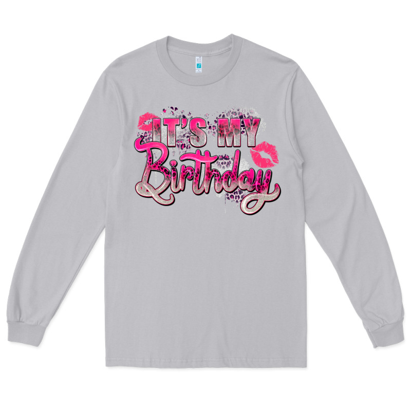 Pink Its My Birthday Long Sleeve Tee by Zillion Design Studio | Teevron
