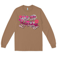 Toasted Coconut pink its my birthday Long Sleeve Tee - Zillion Design Studio