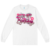 White pink its my birthday Long Sleeve Tee - Zillion Design Studio