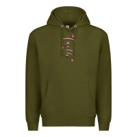 Army Green faith cross Premium Hoodie - MaliasSmallBusiness