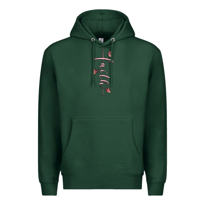 Faith Cross Premium Hoodie by MaliasSmallBusiness | Teevron